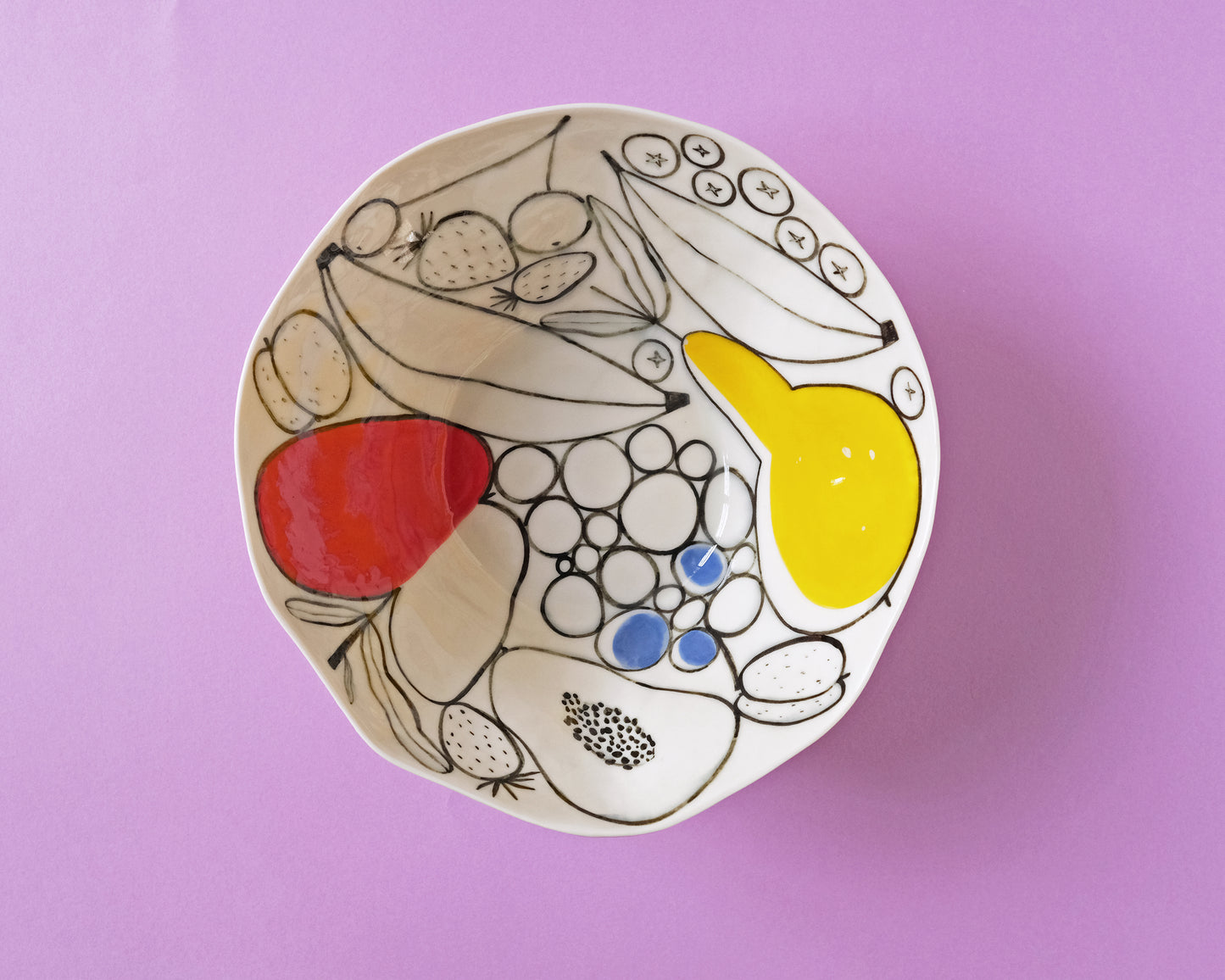 Porcelain Fruit Bowl (Discounted)