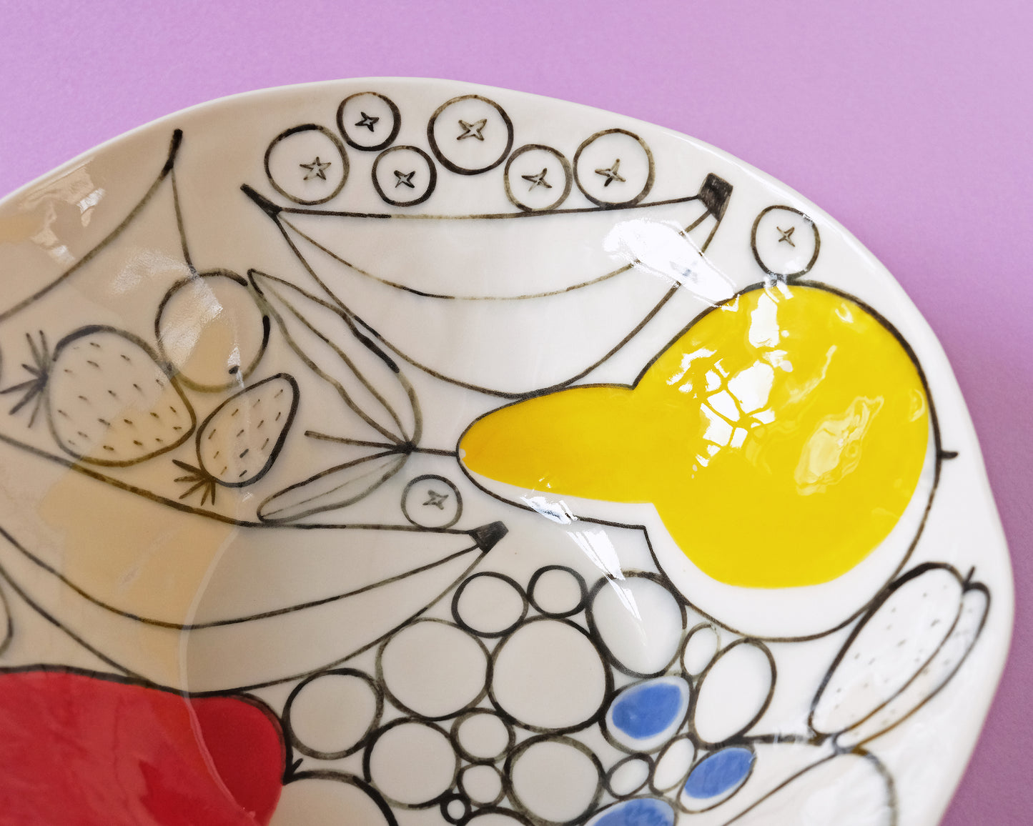 Porcelain Fruit Bowl (Discounted)