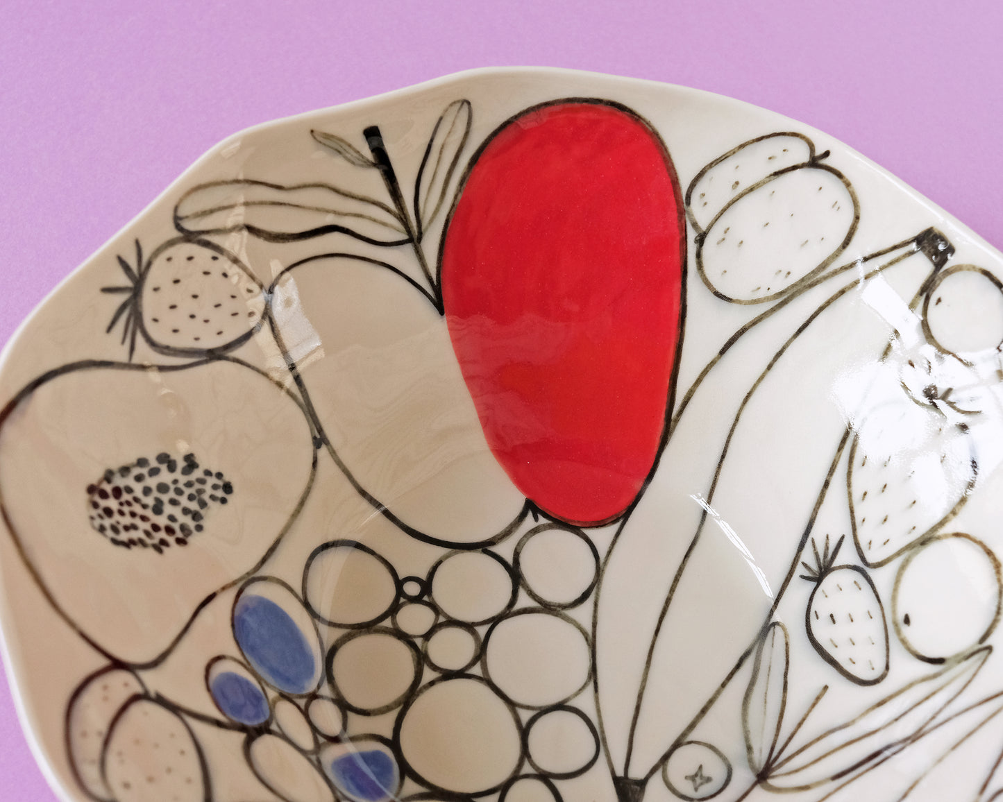 Porcelain Fruit Bowl (Discounted)