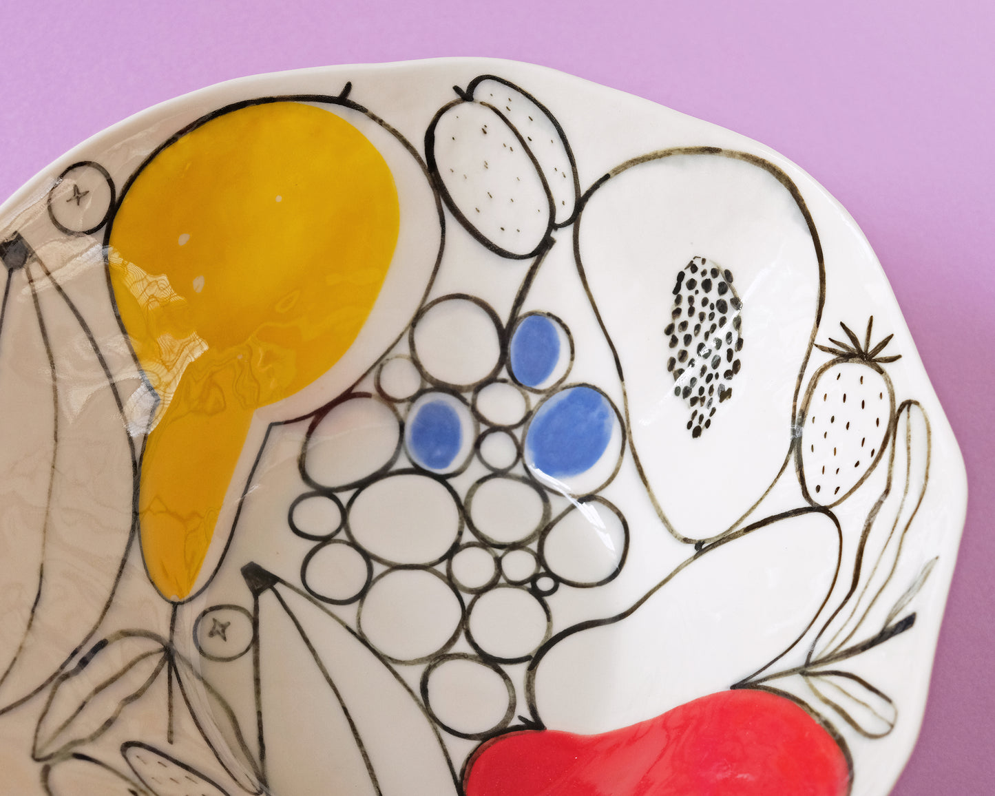 Porcelain Fruit Bowl (Discounted)