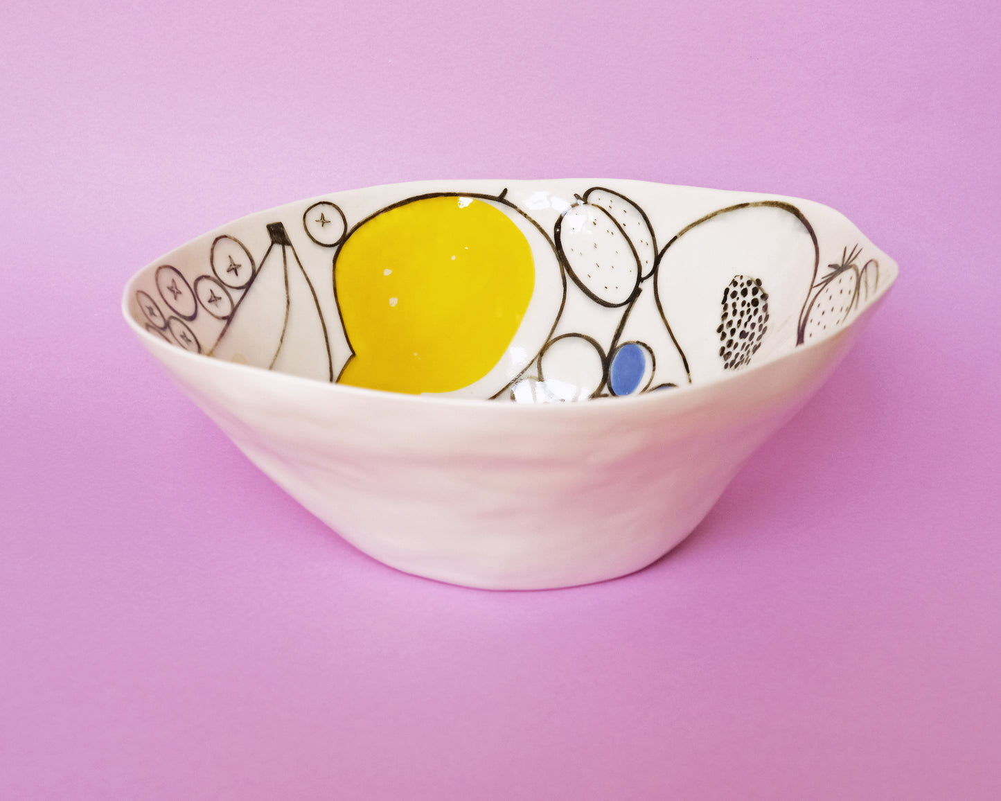 Porcelain Fruit Bowl (Discounted)