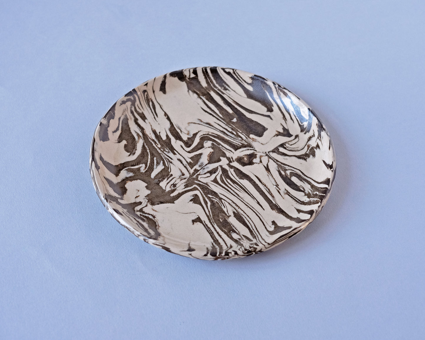 Nerikomi Plate Middle Tiger