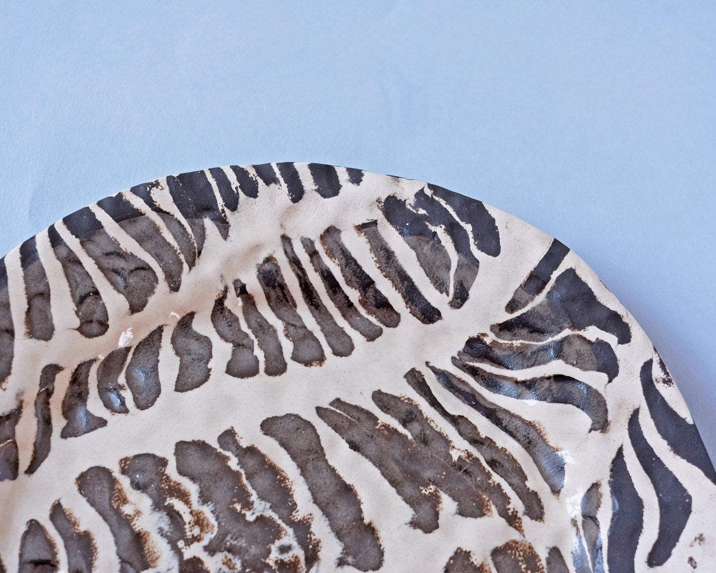 Nerikomi Plate Tiger