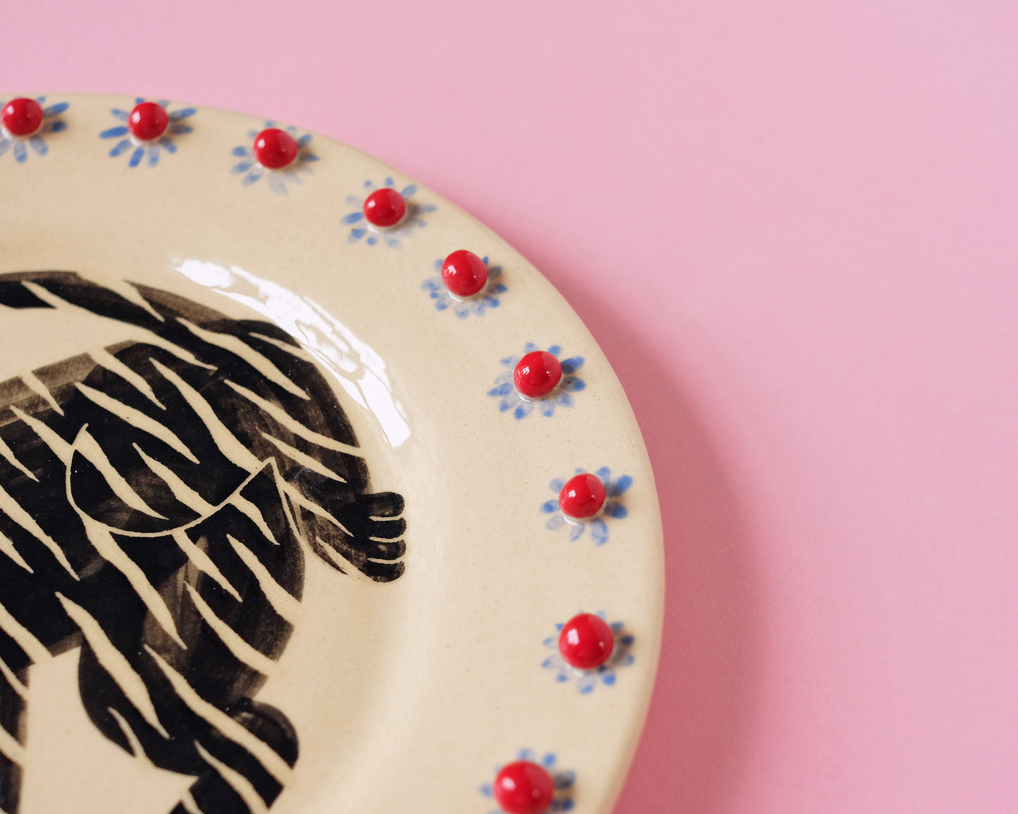 Funny Tiger plate