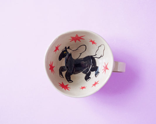 Cup with a Flying Horse and Apples