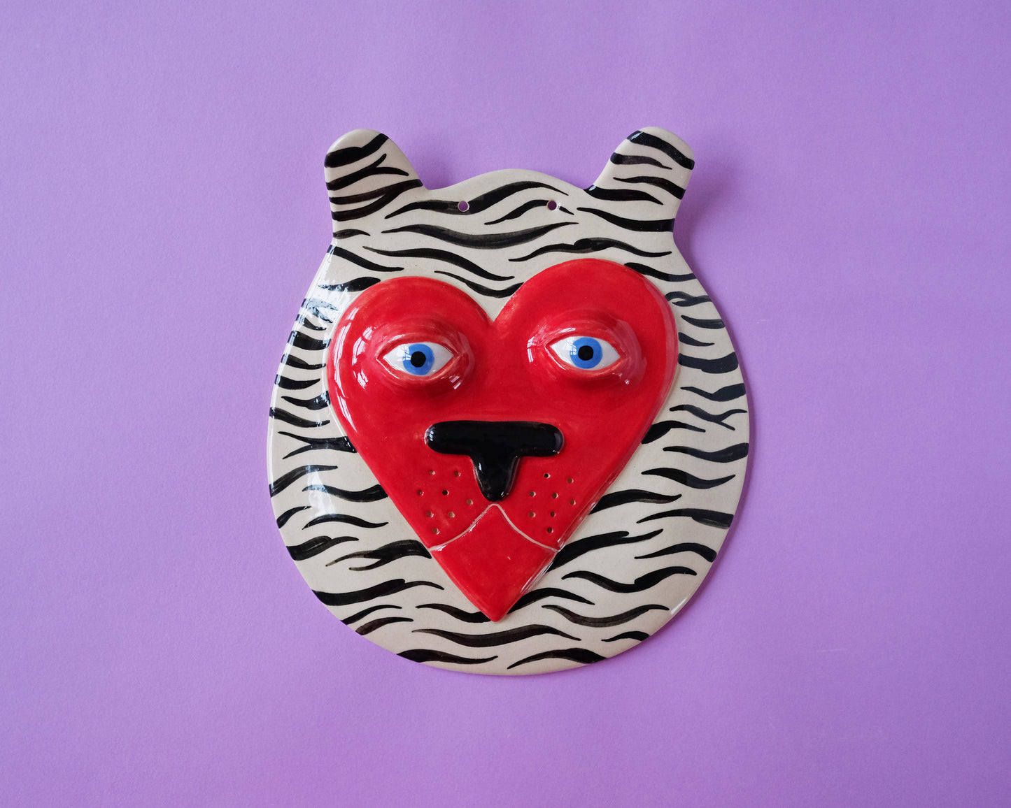 Heart Tiger Wall Mask