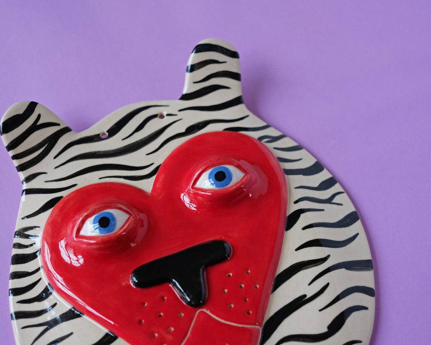 Heart Tiger Wall Mask