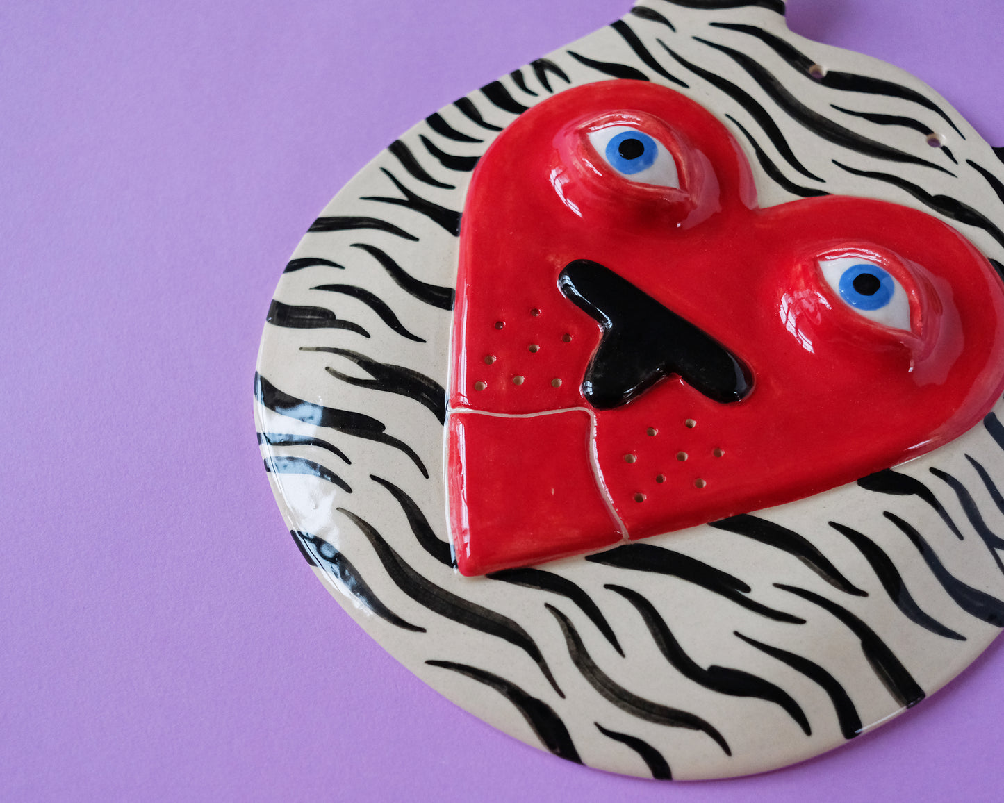 Heart Tiger Wall Mask