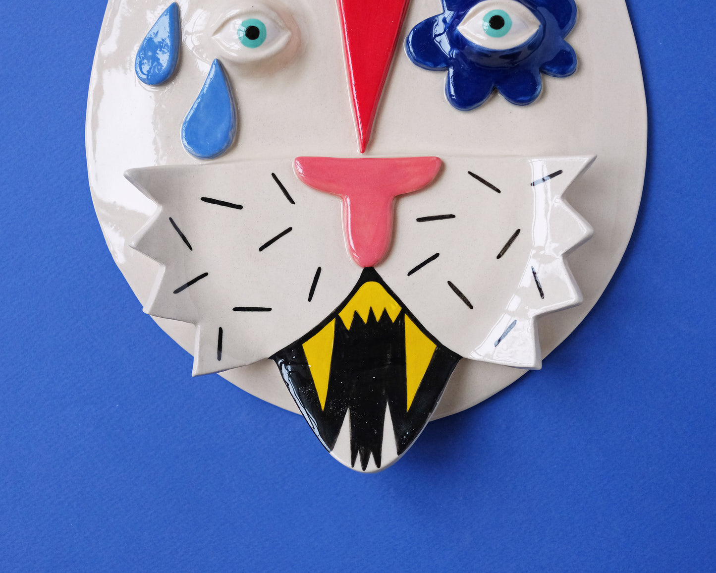 Emotional Tiger Wall Mask