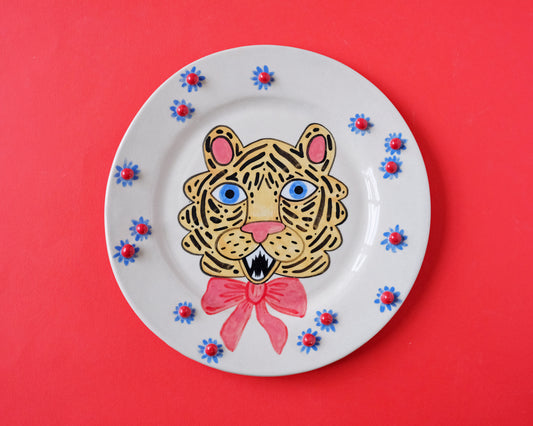 Cute Tiger Plate