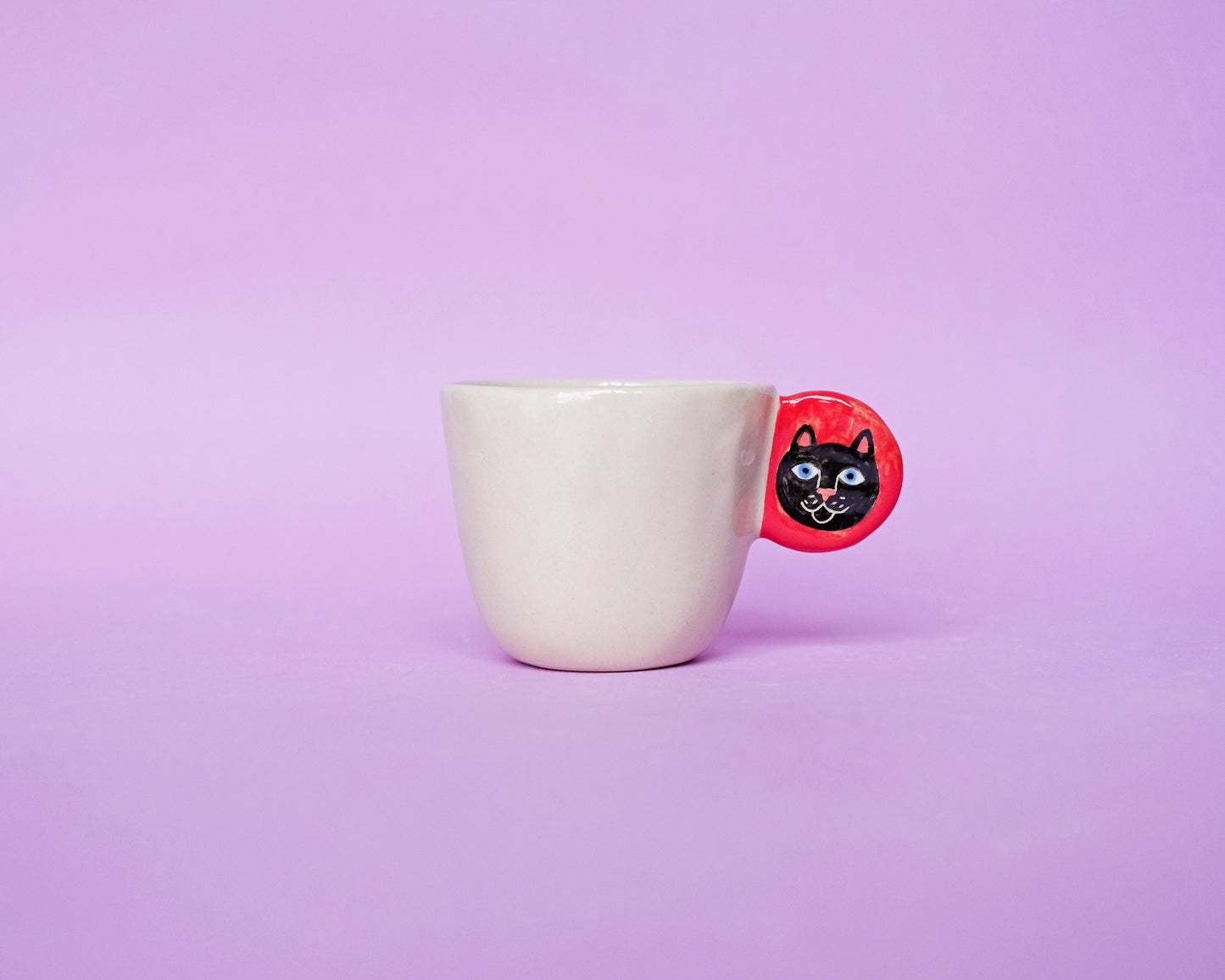 Black cat and Red cat coffee cup #1