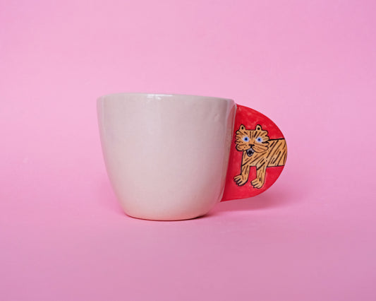 Tiger coffee cup