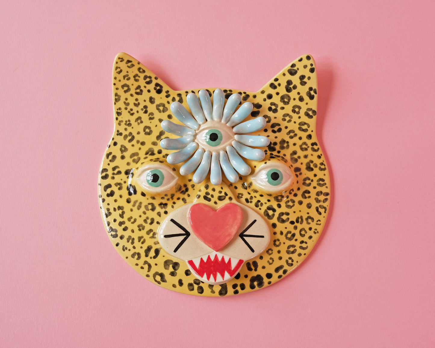 Flower Leopard Wall Mask