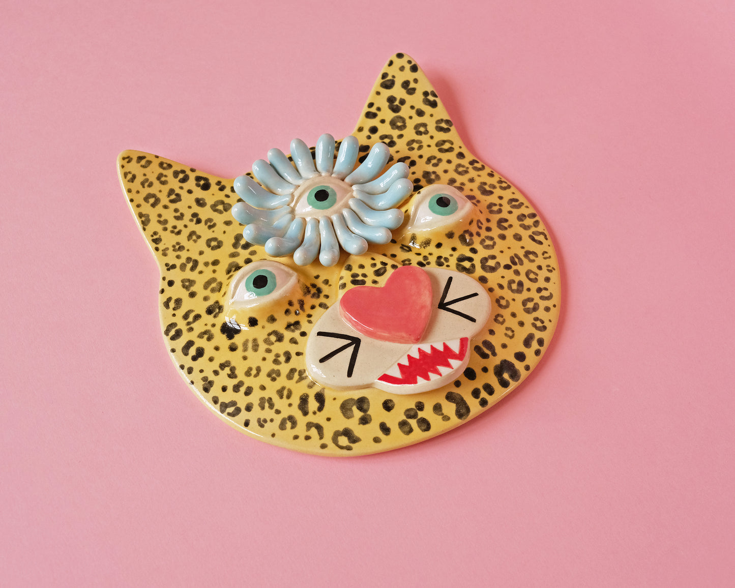 Flower Leopard Wall Mask