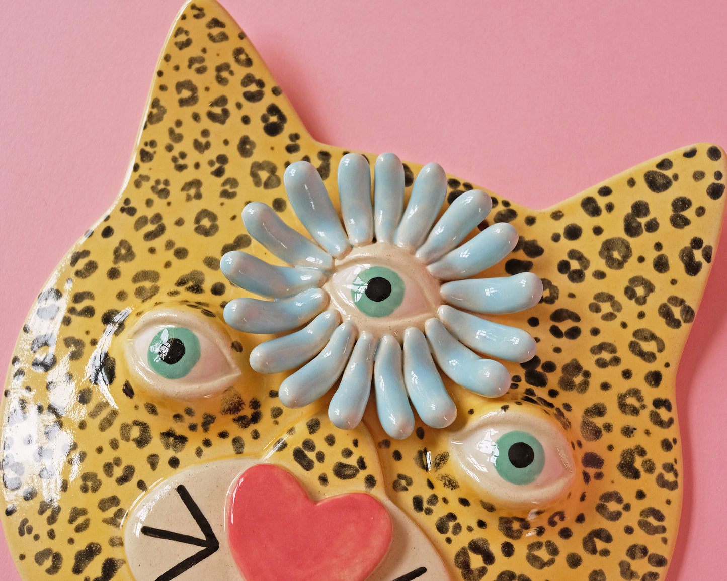 Flower Leopard Wall Mask