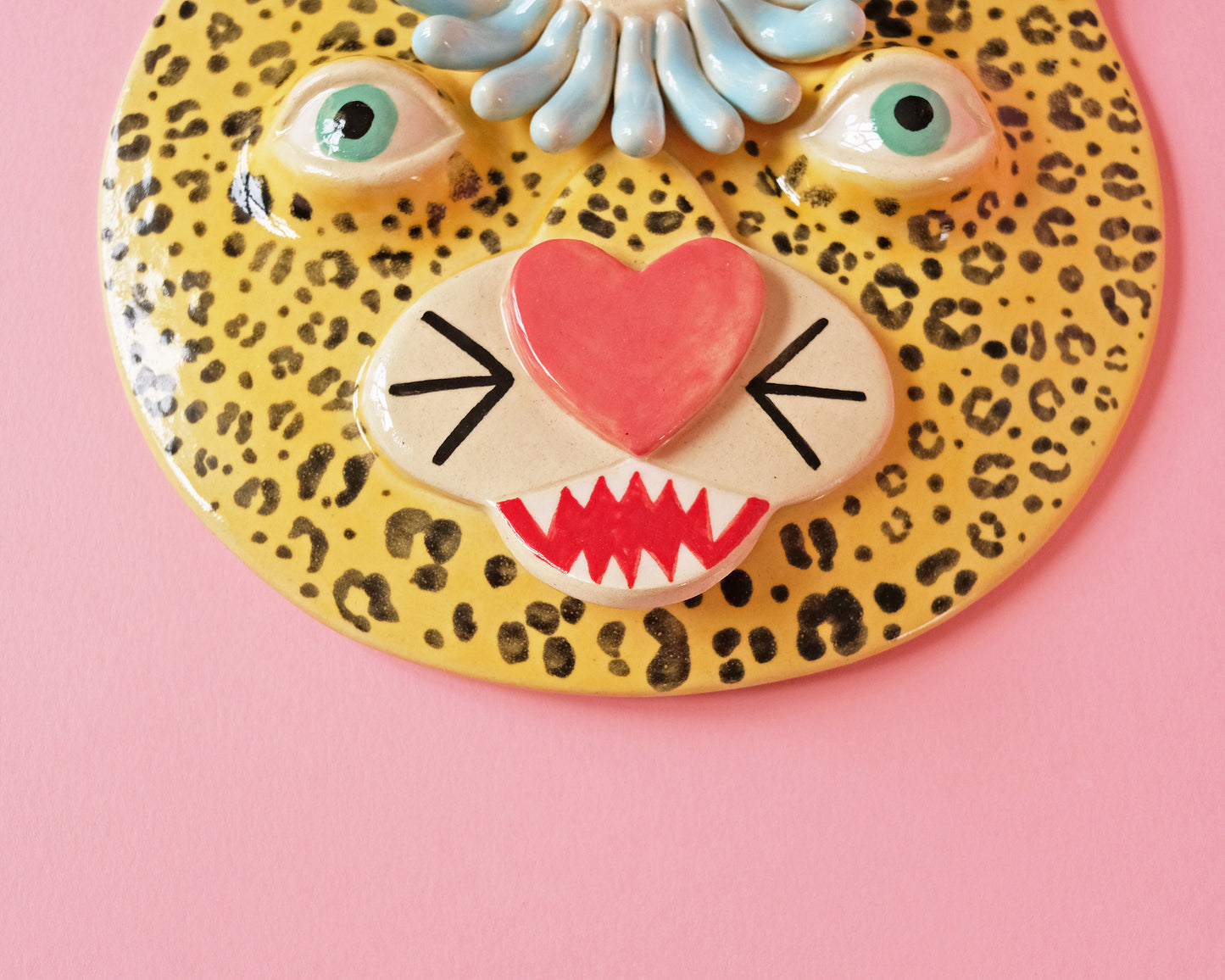 Flower Leopard Wall Mask