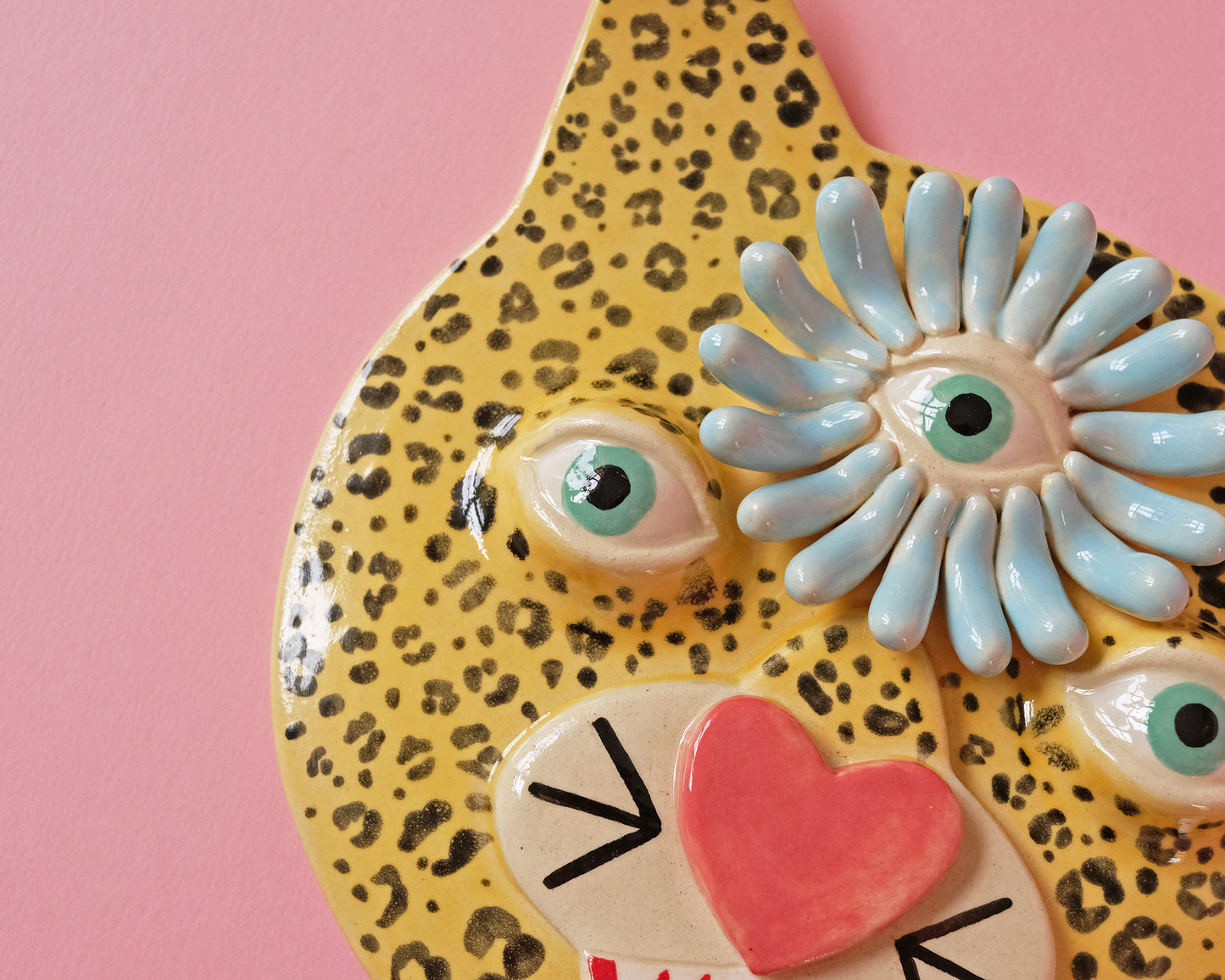 Flower Leopard Wall Mask