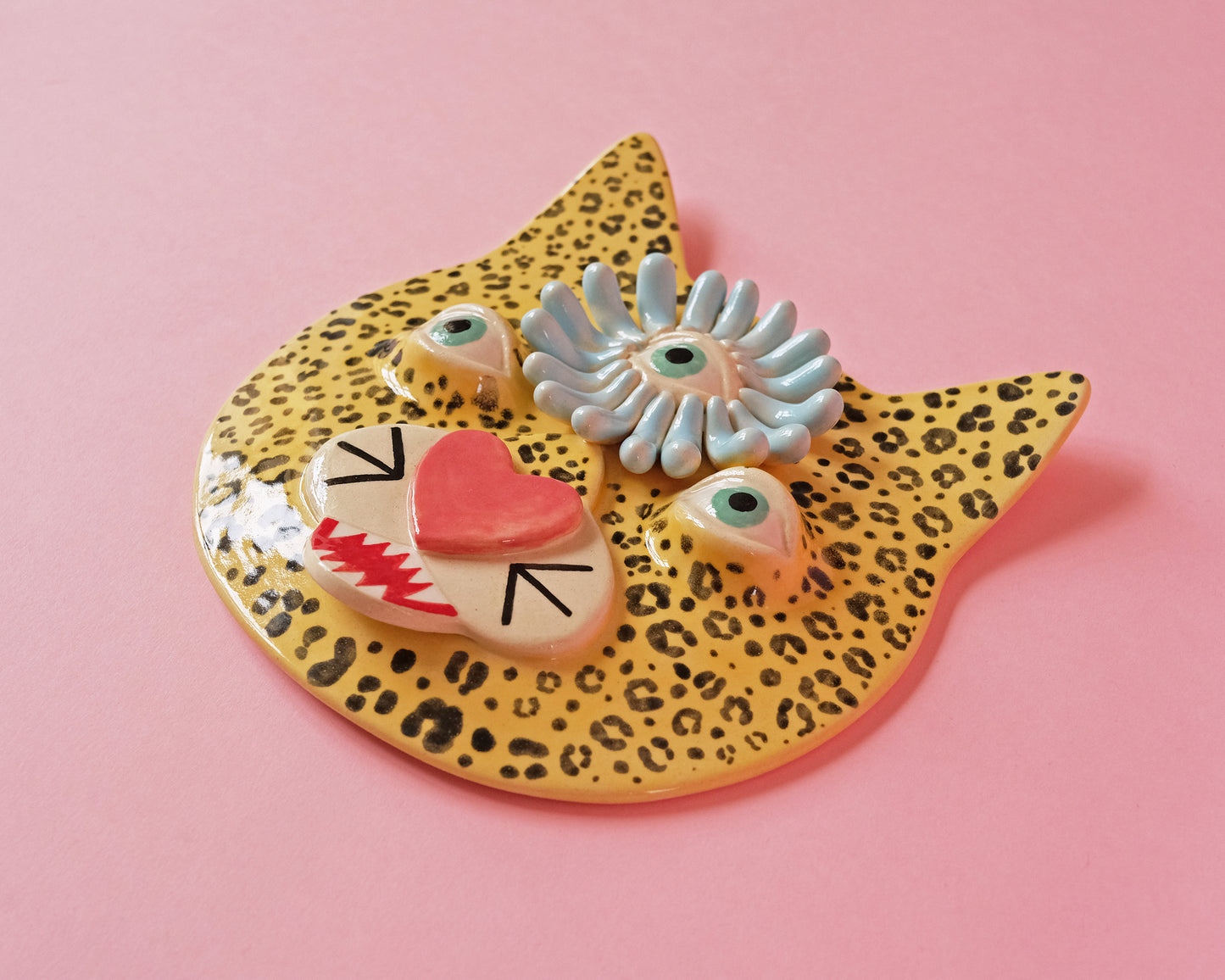 Flower Leopard Wall Mask