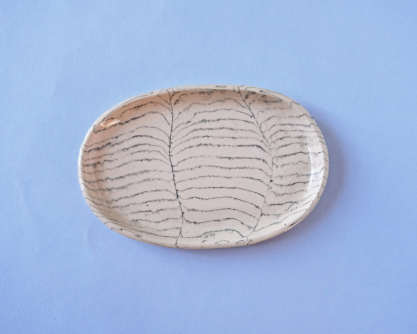 Nerikomi Plate Oval Pencil