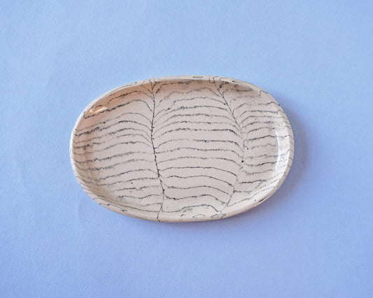 Nerikomi Plate Oval Pencil