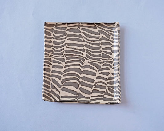 Nerikomi Plate Square Tiger