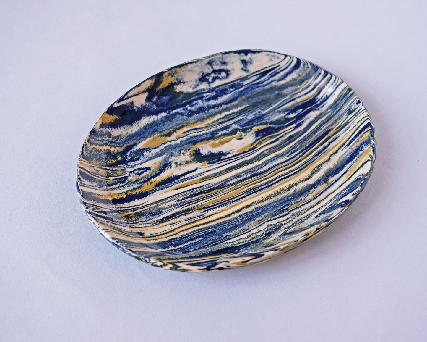 Nerikomi Plate Striped