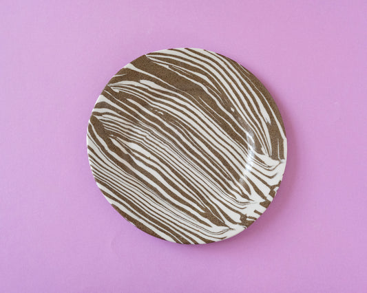 Nerikomi Striped Medium Plate
