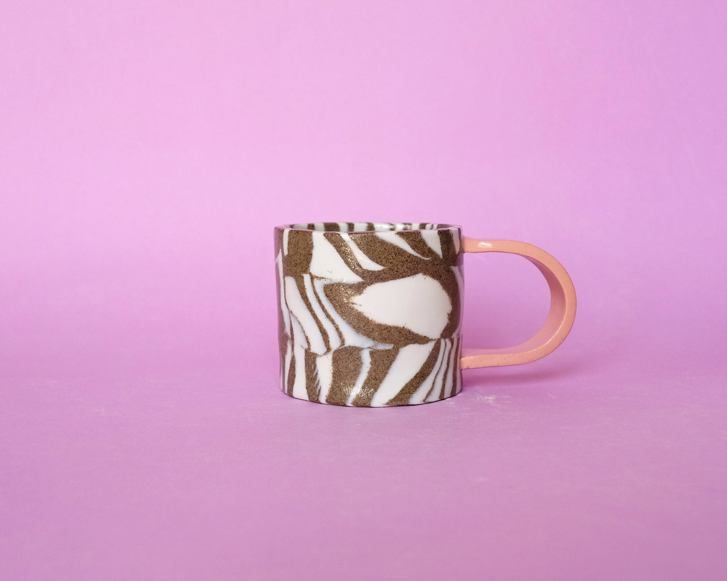 Nerikomi Mug Pink Handle (DISCOUNT!)