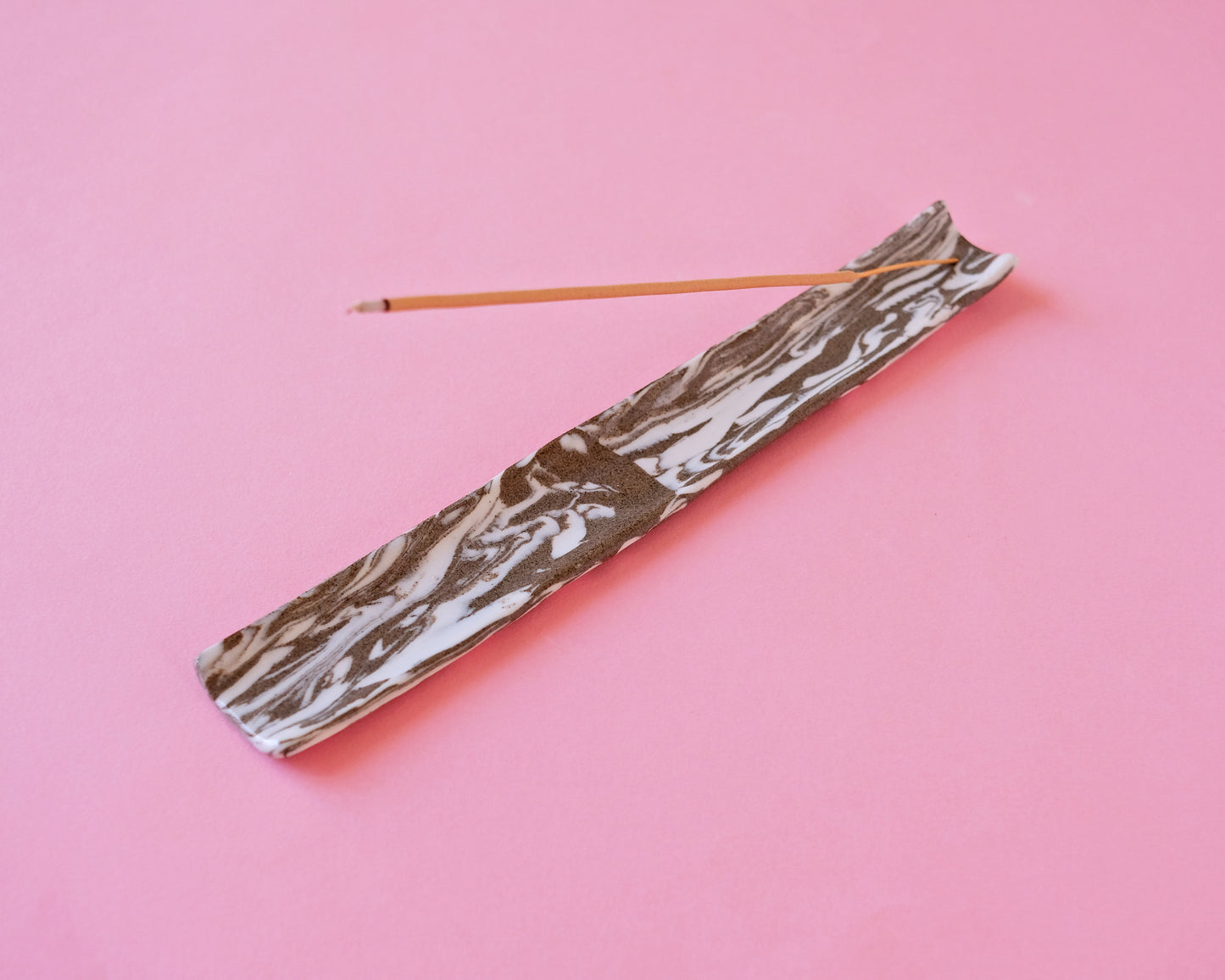 Nerikomi B&W Incense Holder