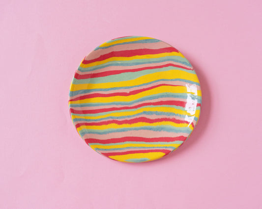 Nerikomi Stripes Small Plate