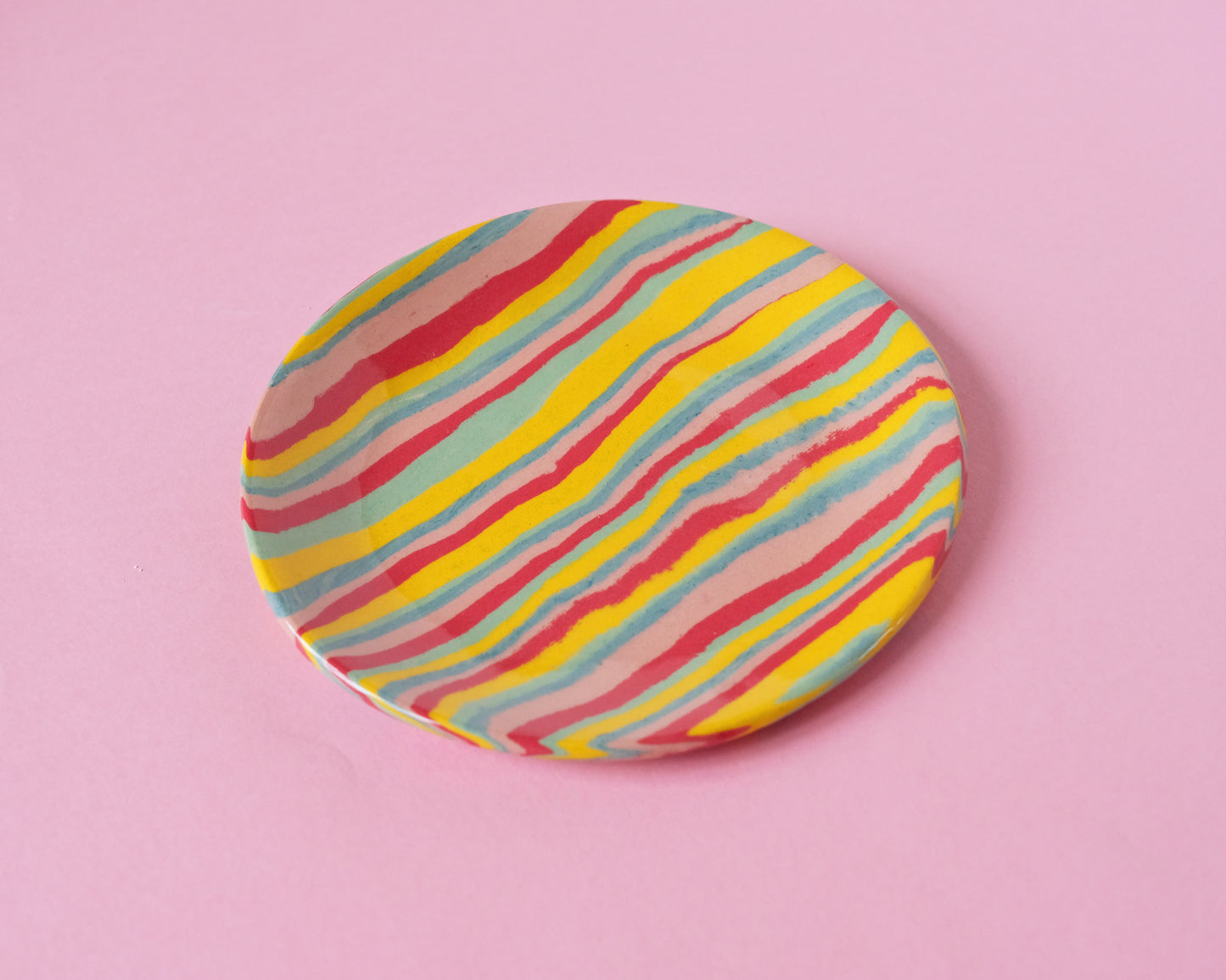 Nerikomi Stripes Small Plate