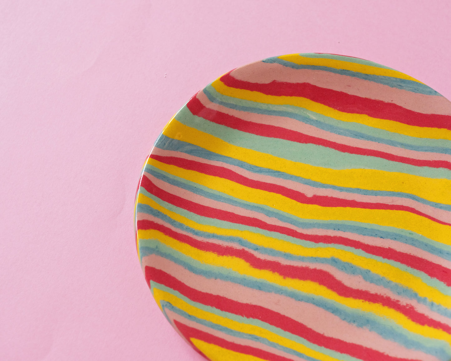 Nerikomi Stripes Small Plate