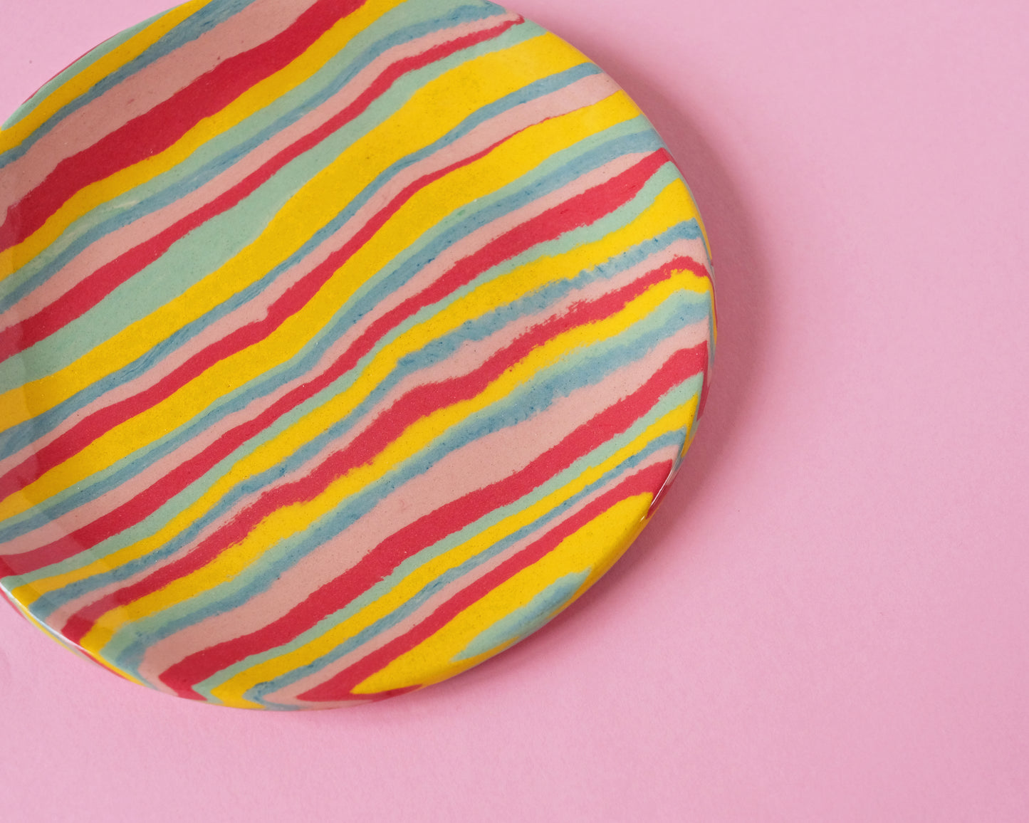 Nerikomi Stripes Small Plate