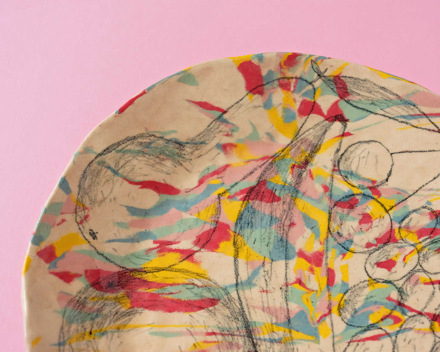 Nerikomi Fruit Big Plate