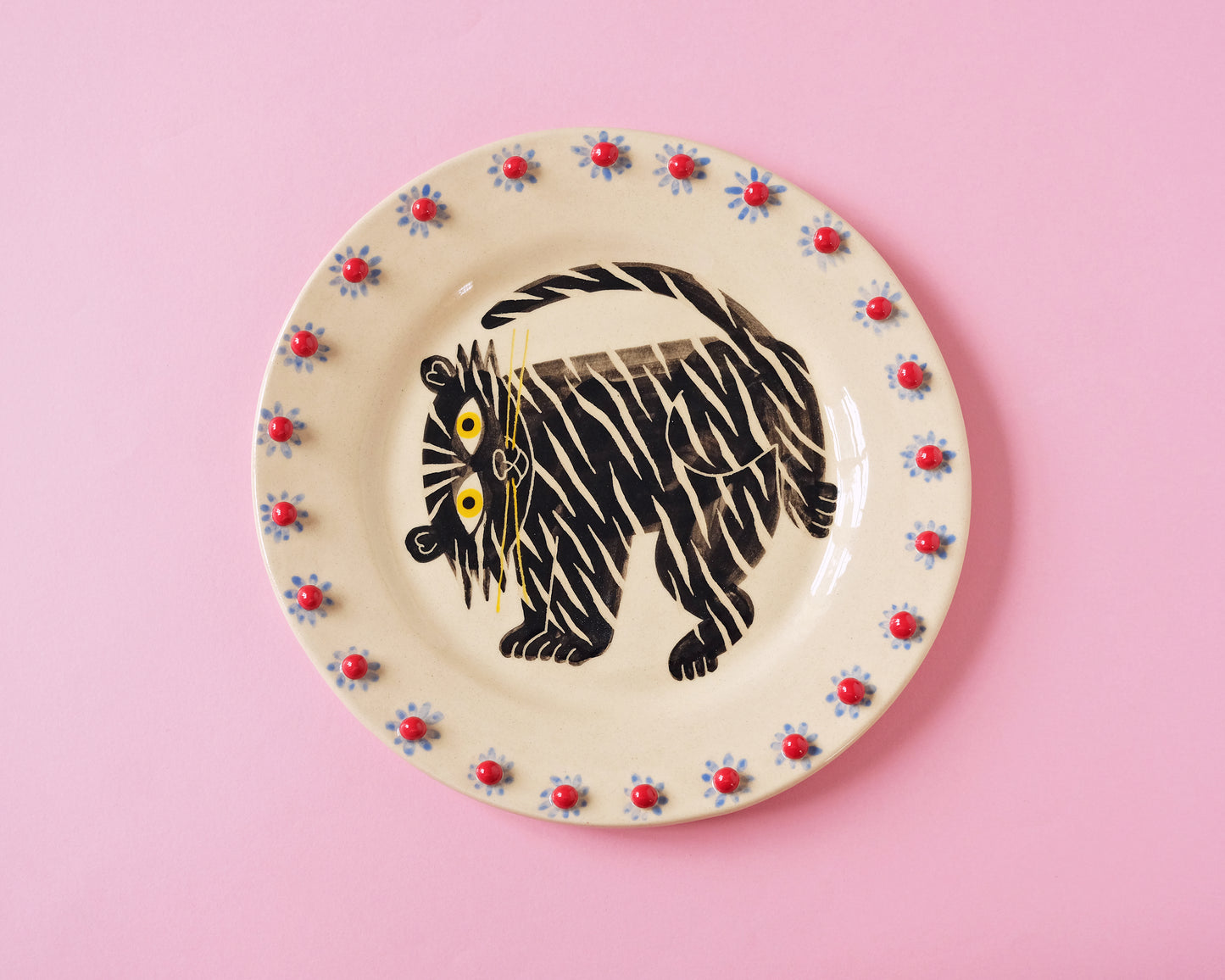 Funny Tiger plate