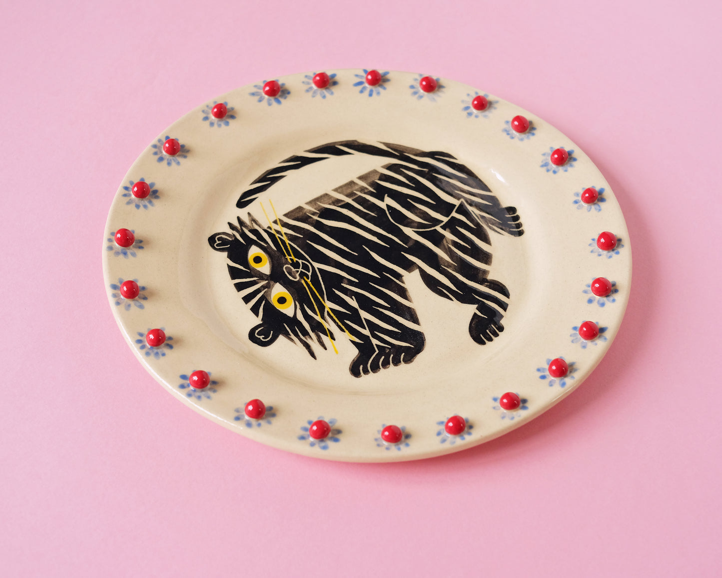 Funny Tiger plate