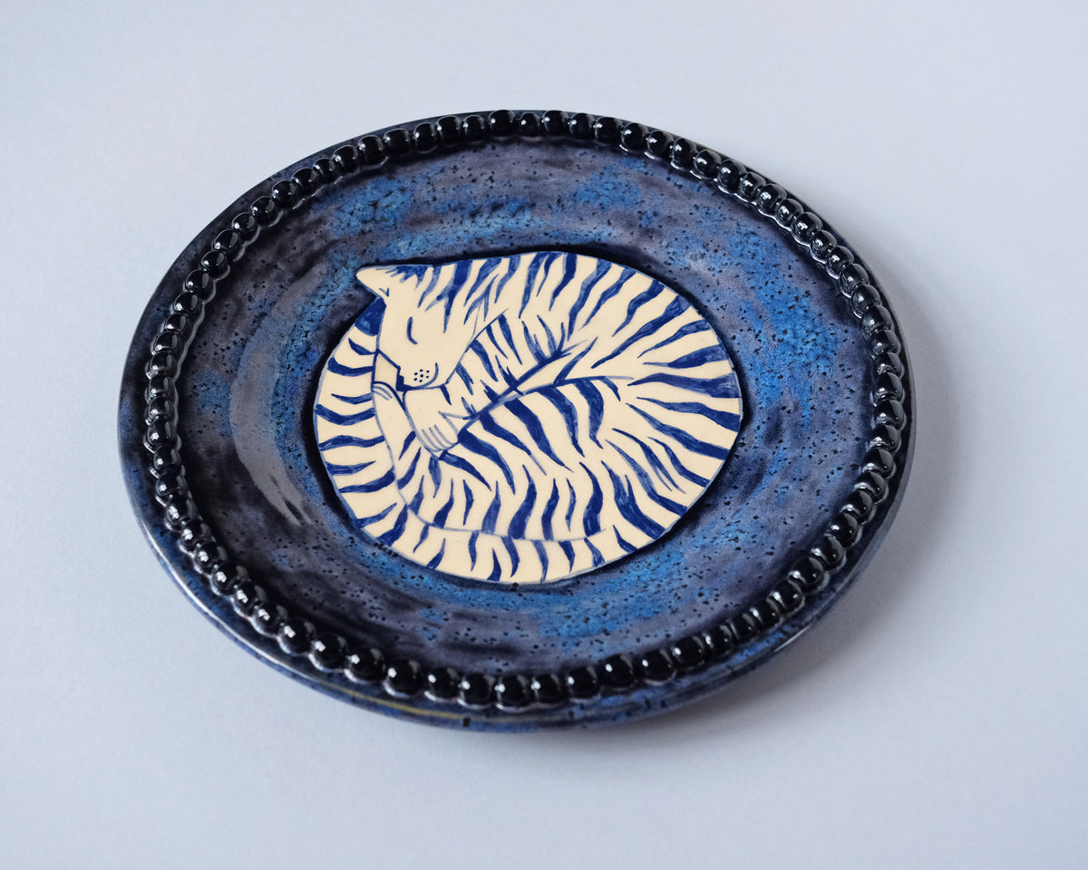 Sleeping Cat Plate