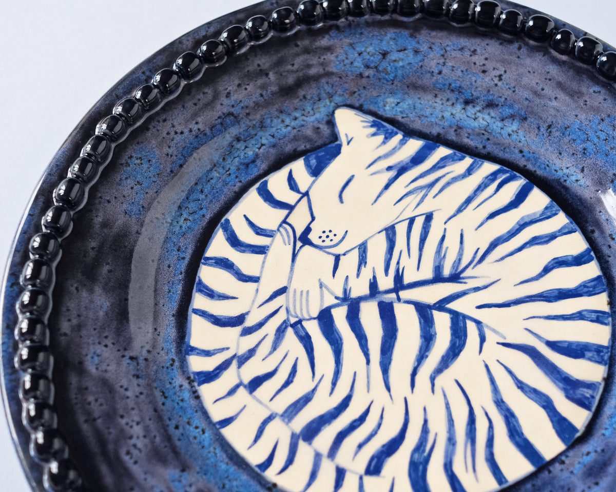 Sleeping Cat Plate